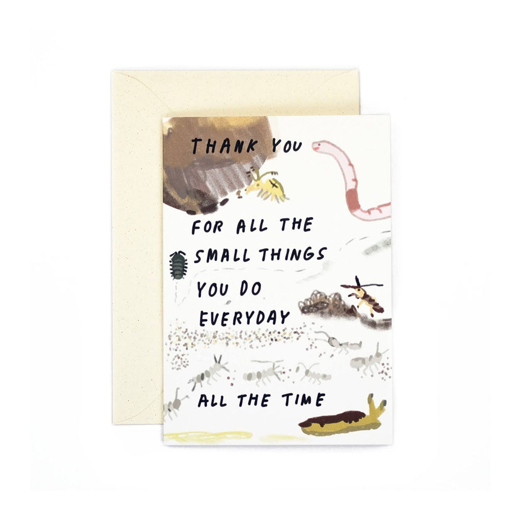 Thank You For All the Small Things Card    at Boston General Store