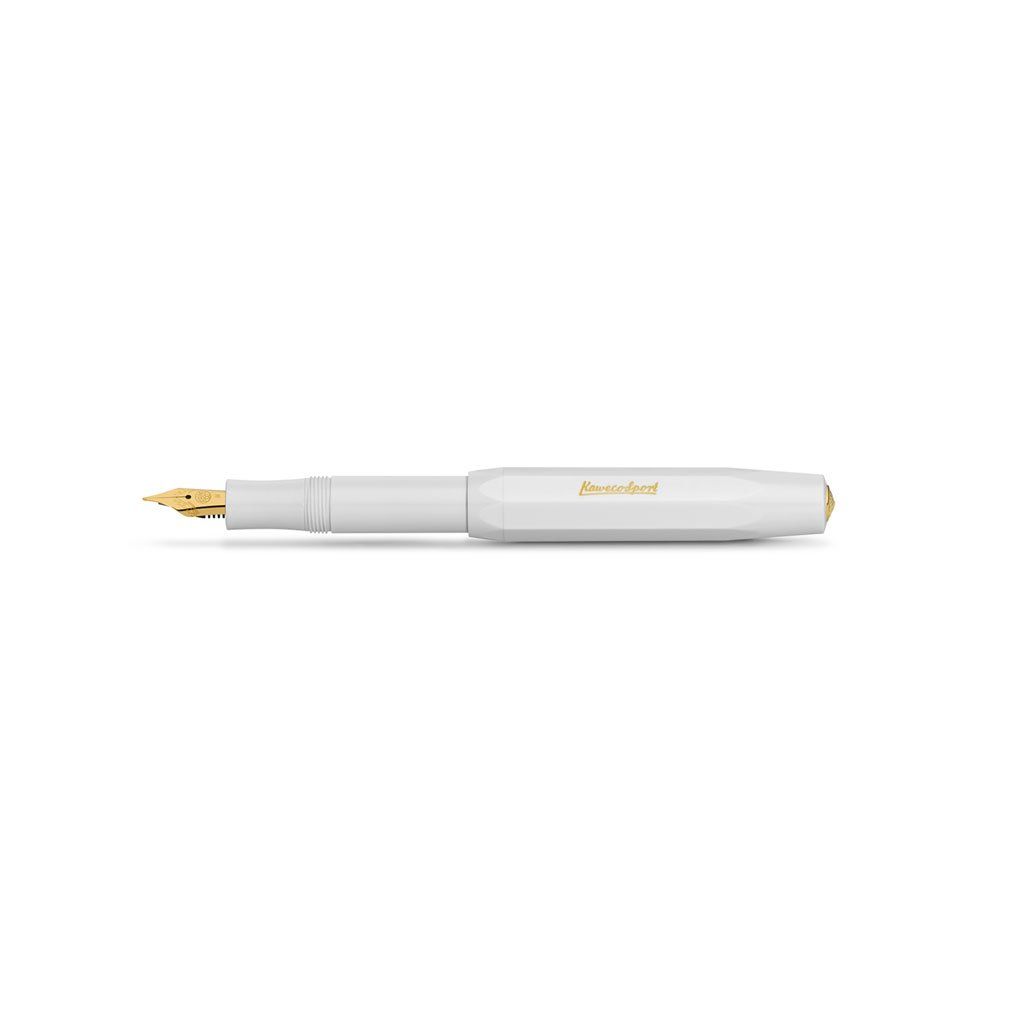 Kaweco Classic Sport Fountain Pen White Medium  at Boston General Store